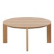 image 2 of Maxime Round Coffee Table in Matt Oak