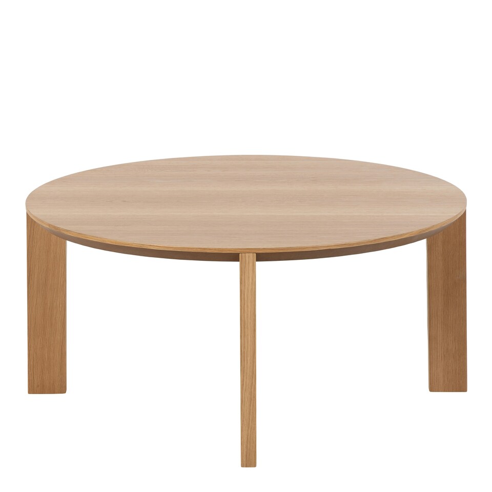 image 1 of Maxime Round Coffee Table in Matt Oak