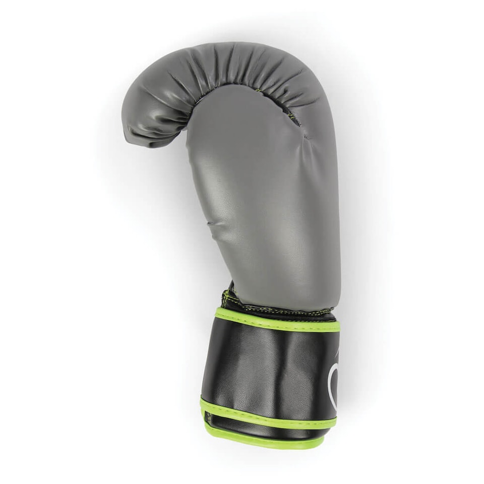 image 1 of Fitness Mad 12oz Sparring Gloves, Green/Grey | Multi | 12oz