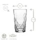 image 3 of LAV  Keops Highball Glasses - 460ml - Clear Clear