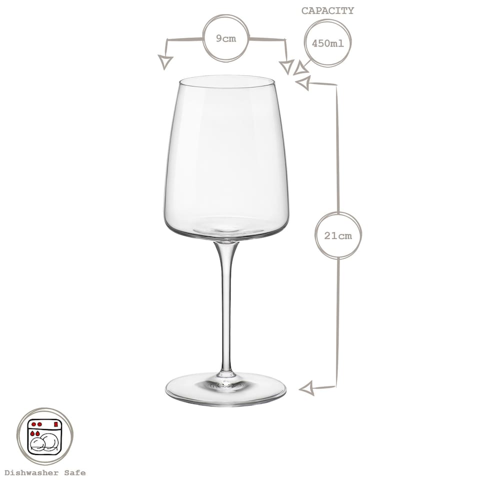 image 1 of Bormioli Rocco Nexo Wine Glasses - 450ml - Pack of 12
