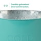 image 5 of Galvanised Steel Drinks Bucket - Turquoise
