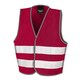 image 1 of SAFE-GUARD by Result Childrens/Kids Core Enhanced Hi-Vis Vest - Burgundy - 10-12 Years