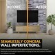 image 2 of NOVECRAFTO 3D Stone Slate Wall Panels – 6 PVC Sheets, Covers 2.76 sqm (29.76 sq ft), 96x48cm Each – Silver Grey Stone Effect Decorative Wall Cladding