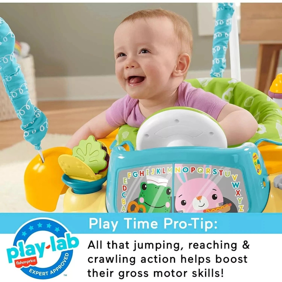 image 1 of Fisher Price Servin Up Fun Jumperoo Food Truck
