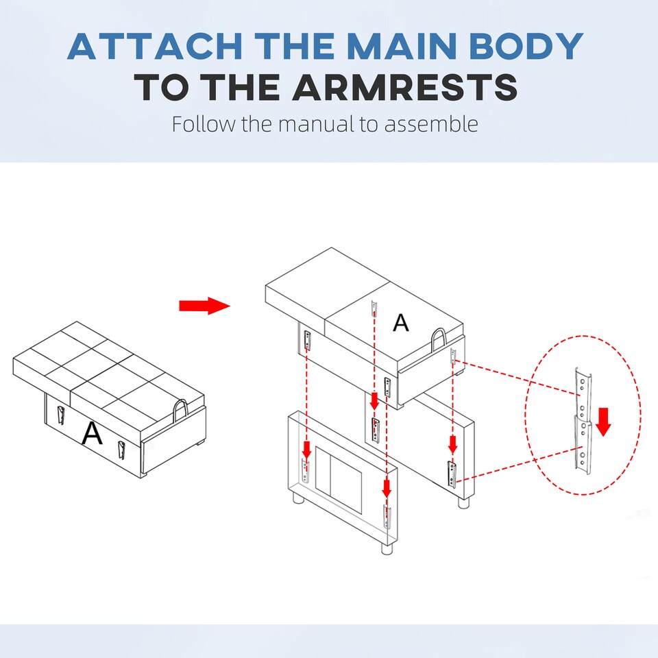 image 1 of HOMCOM Compact Single Chair Bed, Pull Out Bed, Convertible Sleeper Chair with Adjustable Backrest, Pillow, Side Pockets for Home Office, Bedroom, Living Room, Light Grey
