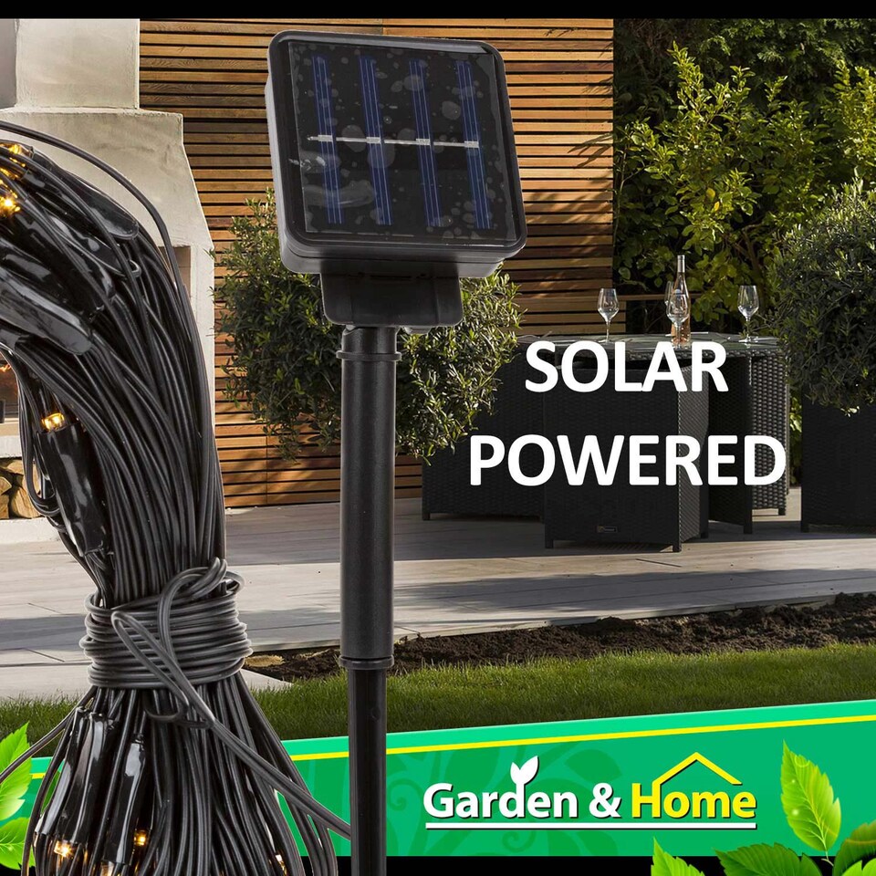 image 1 of PMS Glowworm Solar Net Lights - Warm White LED 1.2m x 1.8m