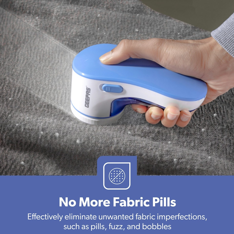 image 1 of GEEPAS Fabric Shaver, Portable Rechargeable Lint Remover De Bobbler for Clothes