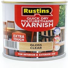 Rustins Quick Drying Polyurethane Varnish Gloss Clear 5ltr | Clear | Clear | 5l | 1