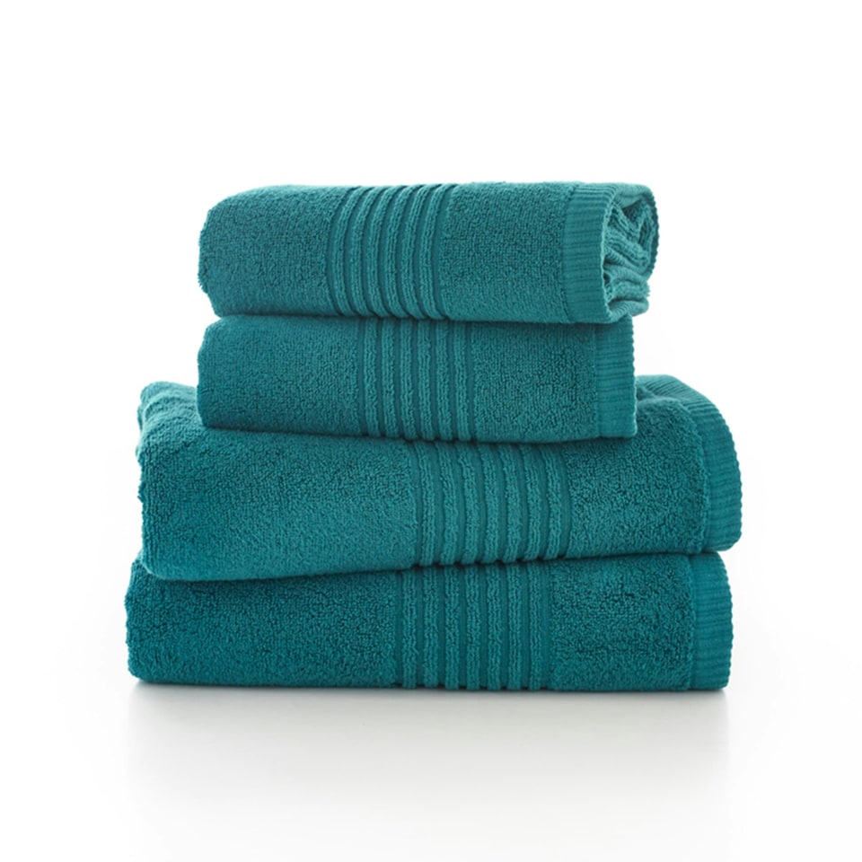 image 1 of Quik Dri Absorbent Cotton Soft Rapid Drying Towels Blue | Lagoon | Hand towel