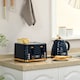 image 2 of HOMCOM Kettle and Toaster Sets, 3000W 1.7L Rapid Boil Kettle & 4 Slice Toaster with 7 Browning Controls, Defrost, Reheat and Crumb Tray, UK Otter thermostat, Blue