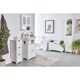 image 3 of VonHaus Holbrook White Bathroom 3 Tier Corner Shelf