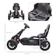 image 5 of HOMCOM Children Pedal Go Kart, Kids Ride On Racer with Adjustable Seat, Swing Axle, Shock Absorption EVA Tyres, Handbrake, for Ages 3-8 Years, Black