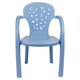 image 3 of Coloured Plastic Kids Chairs Stackable Nursery Indoor Outdoor Party Garden Play | Blue | 2 Pcs Blue | 2