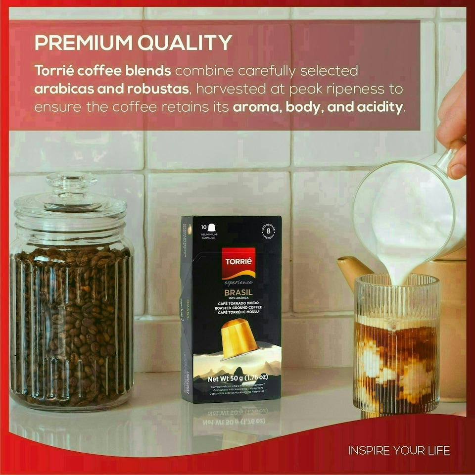 image 1 of Brazil Aluminium Nespresso ® Compatible Coffee Capsules (120 Pods)