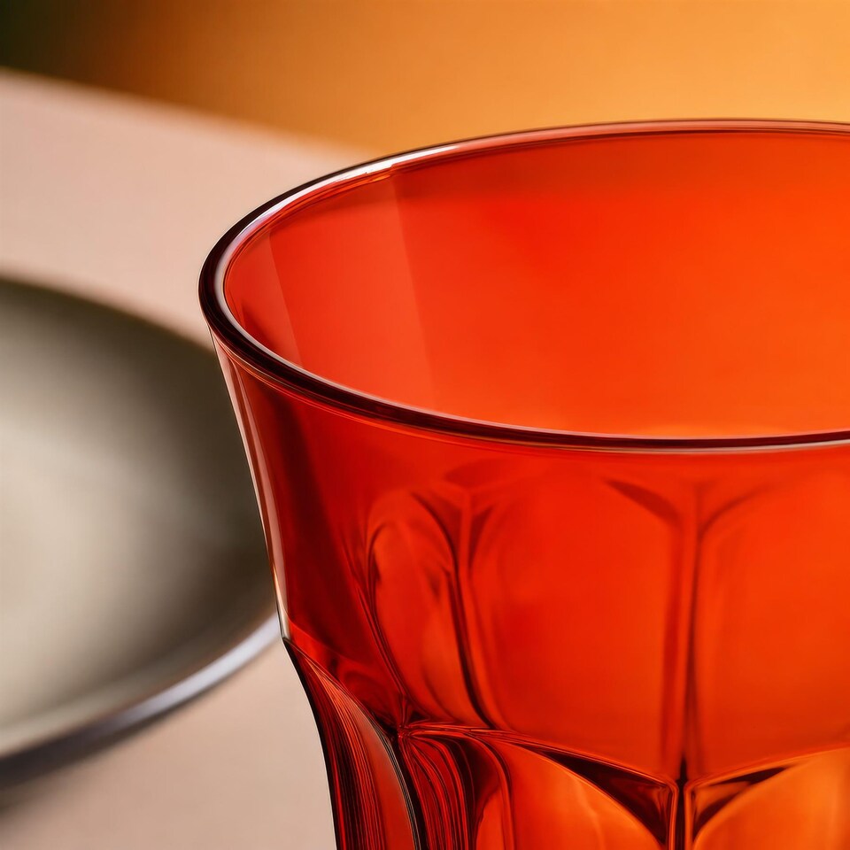 image 1 of Rink Drink Coloured Plastic Tumblers - 250ml - 6 Colours - Pack of 12 | Multi | Multicolour