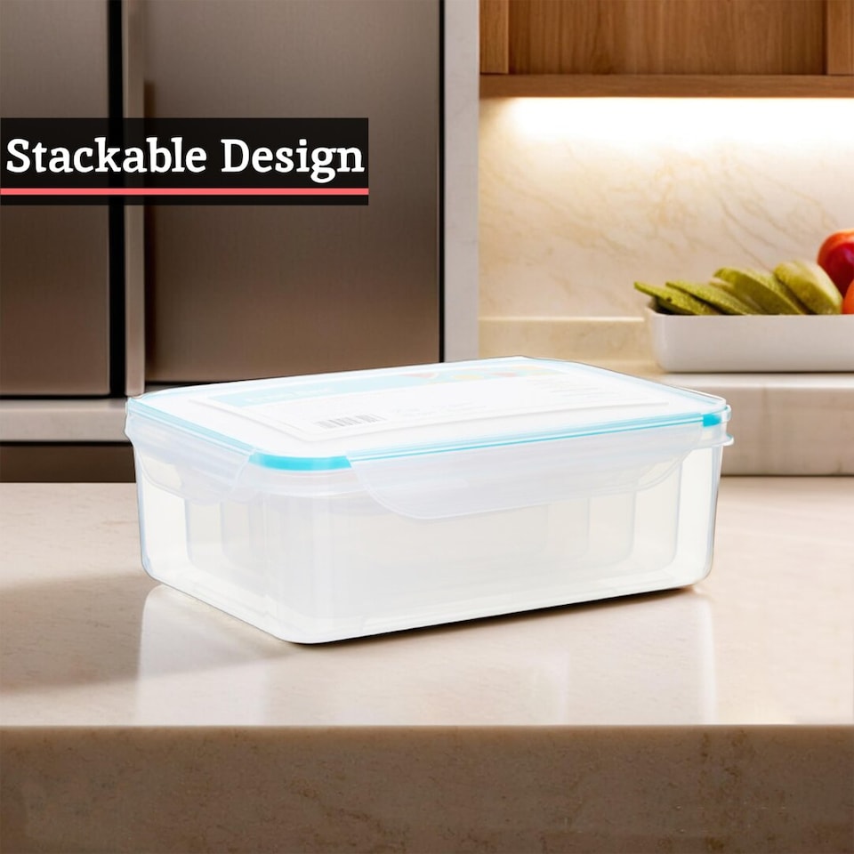 image 1 of Herrela Set of 10 Food Containers with Airthight Lids