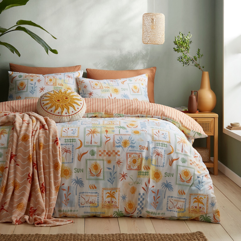 image 1 of Fusion Soleil Round Cushion Yellow