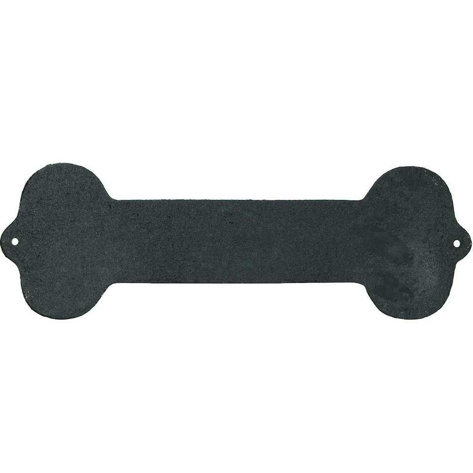 image 1 of Dogs Please Close The Gate Bone Sign Cast Iron Sign Plaque Door Wall Gate Post