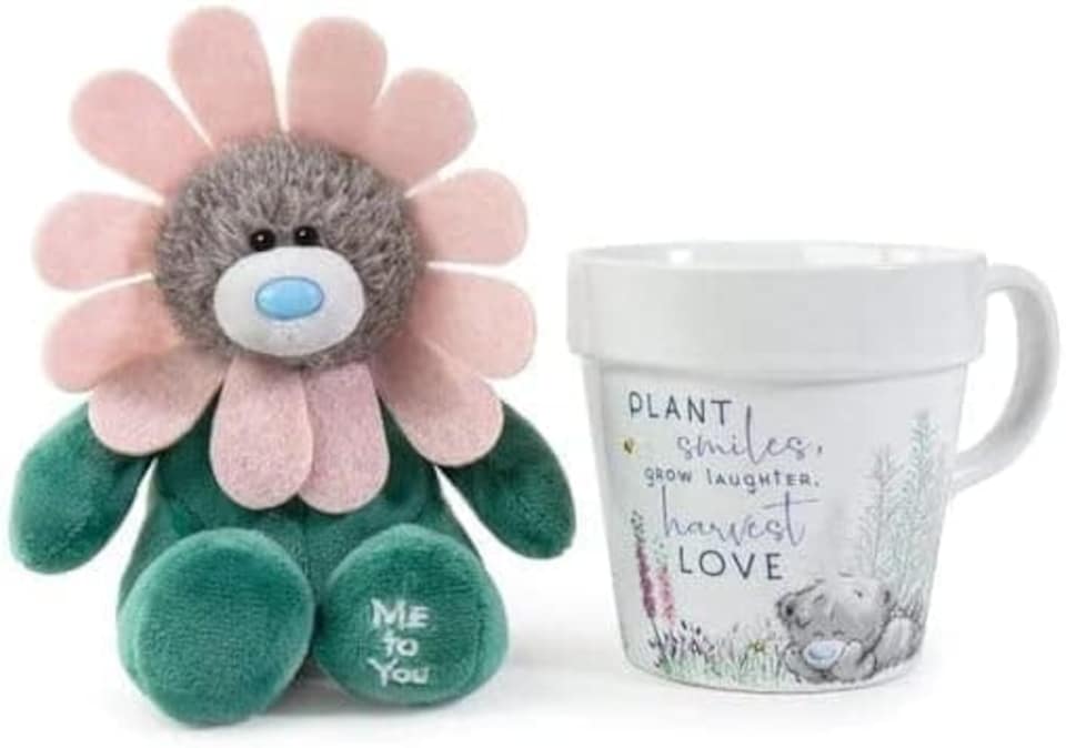image 1 of Me to You Tatty Teddy Bear in Plant Pot Shaped Mug