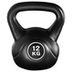 image 1 of Yaheetech 12KG HDPE Coated Kettlebell Black | Black | 12