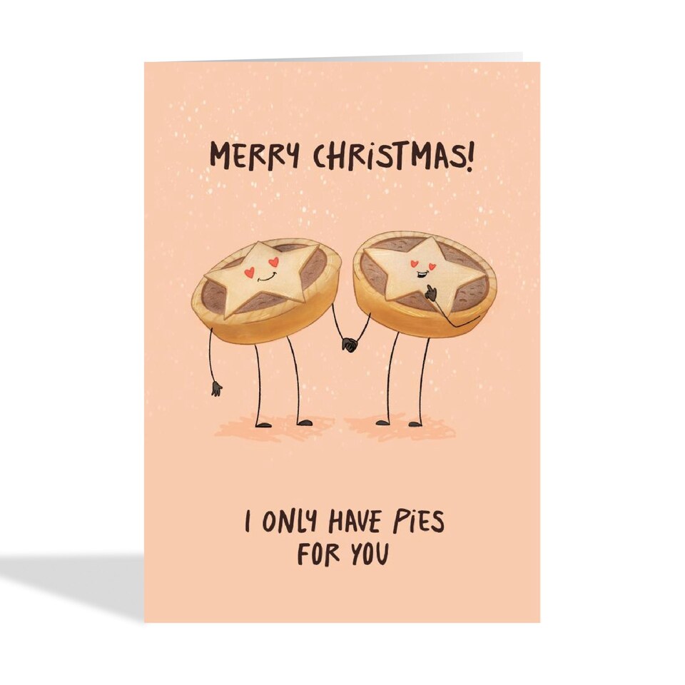 image 1 of Cute Mince Pies Christmas Card
