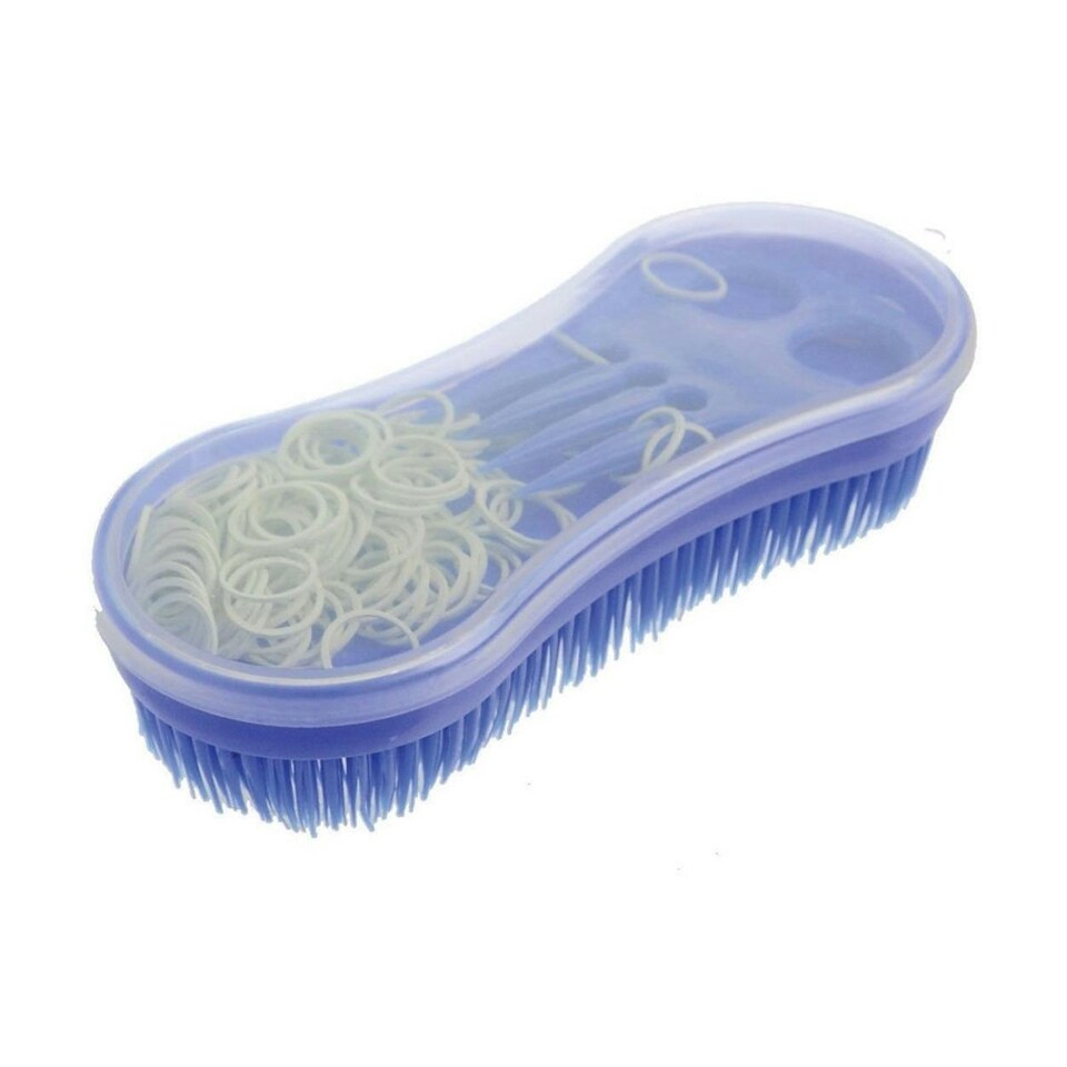 Lincoln Ultimate Brush with Plaiting Kit - Blue/White - One Size