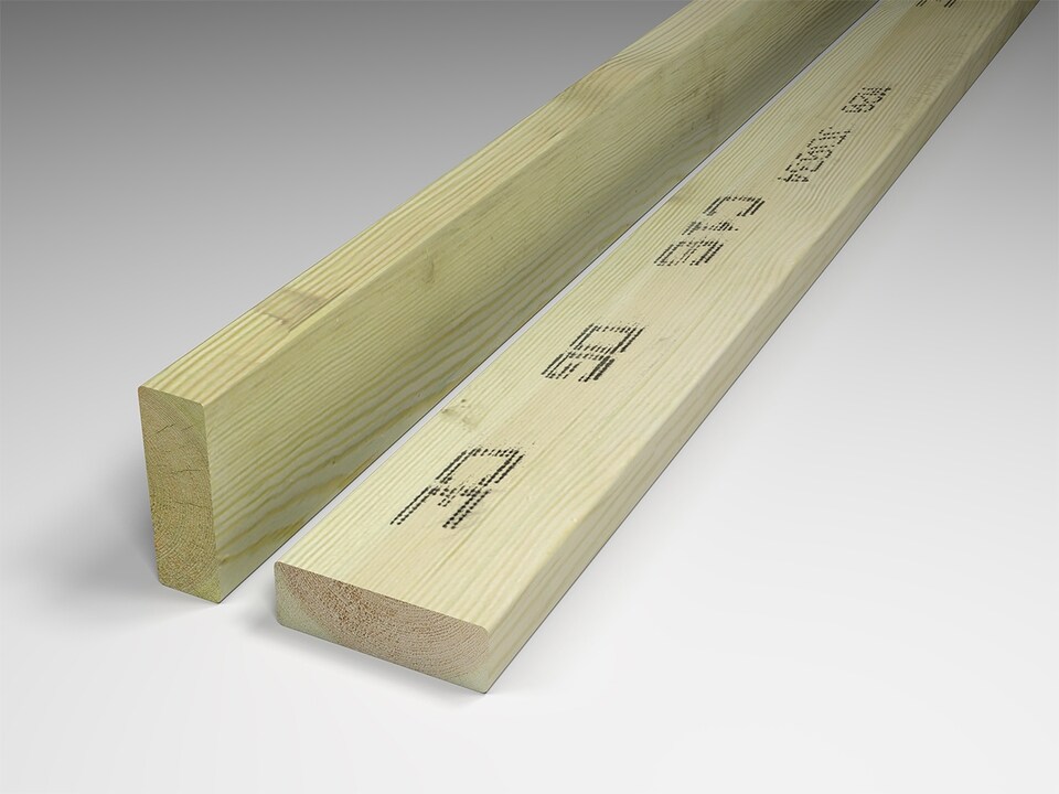 eDecks C16 Timber Joist, Pressure Treated, 3600 x 150 x 47mm - Pack of 15