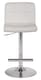 image 3 of Allegro Kitchen Bar Stool, Adjustable Height and Swivel Breakfast & Home Barstool, White