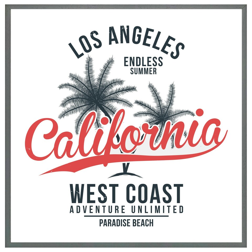 image 1 of Cali west coast (Picture Frame) White | S