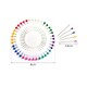 image 4 of Pack of 80 Assorted Colour Dress Pins 38mm - Sewing