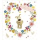 image 2 of Boofle Inside Floral Heart Design Mother's Day Card