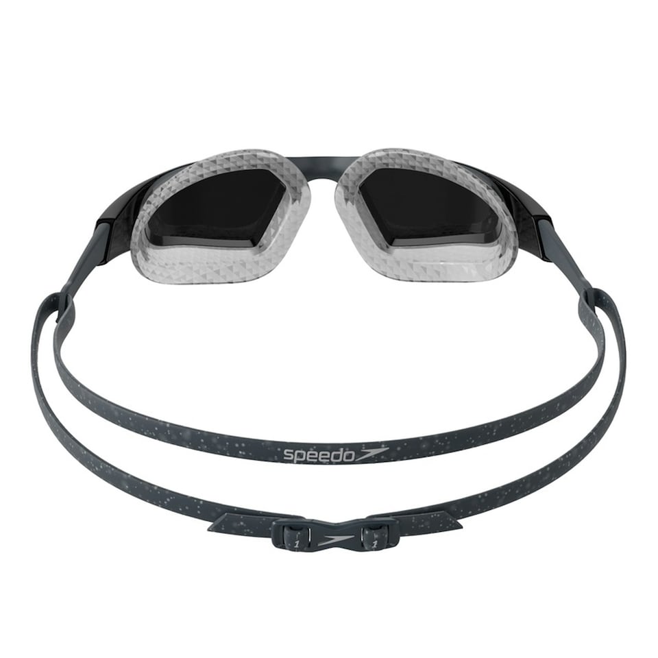 image 1 of Speedo Unisex Adult Aquapulse Pro Mirror Swimming Goggles - Grey/Silver - One Size