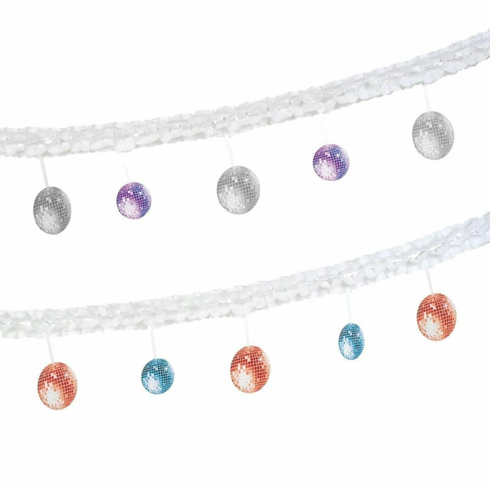 image 1 of Boland Disco Ball Party Banner - Multicoloured - One Size