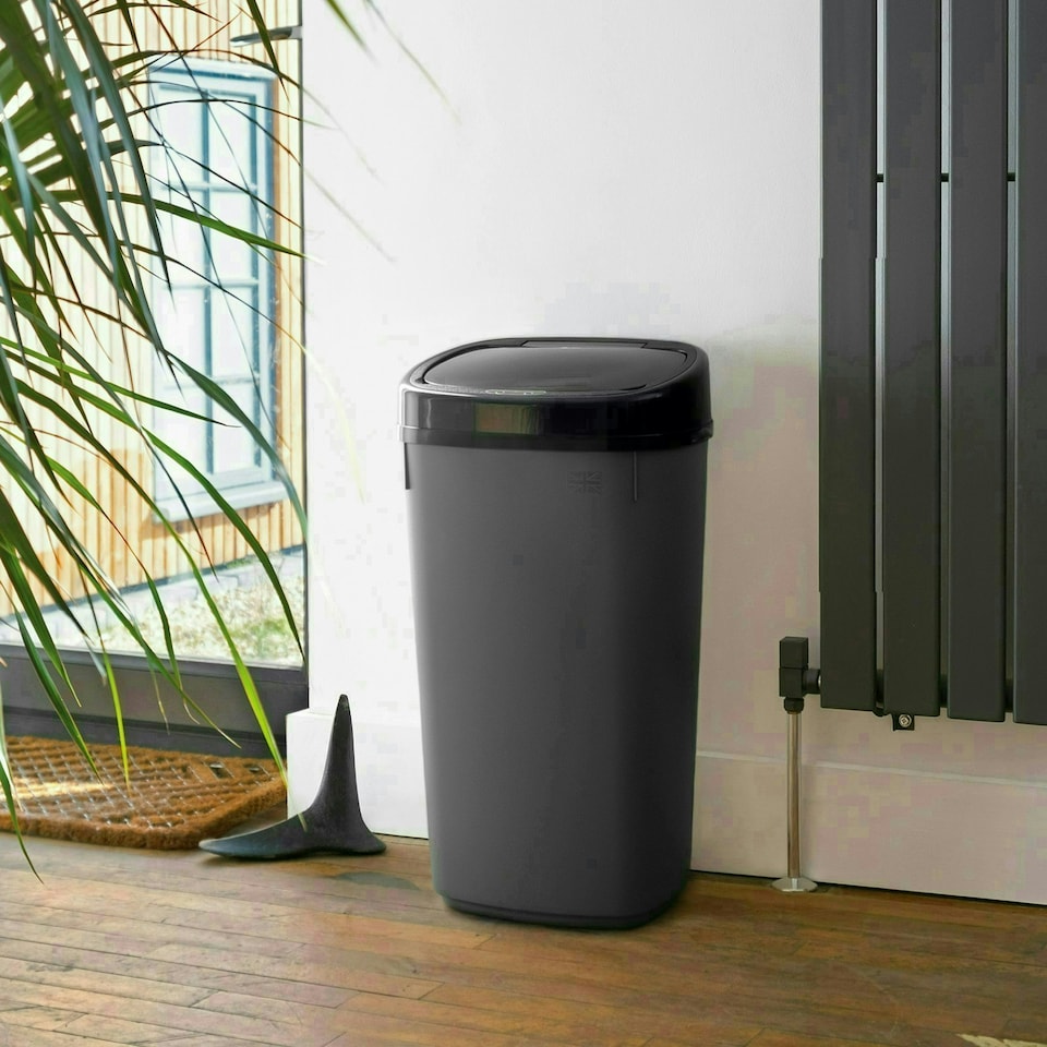 image 1 of Dihl 50L Sensor Bin Anthracite / Black Grey | 50