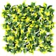 image 1 of Primrose Yellow Leaf Artificial Hedge Outdoor Patio Panels 50cm x 50cm