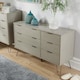 image 2 of Chest of 4 Drawers Clothing Cabinet Storage Organiser Bedroom Furniture | Grey