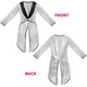 image 3 of Silver Sequin Tailcoat Silver | XL