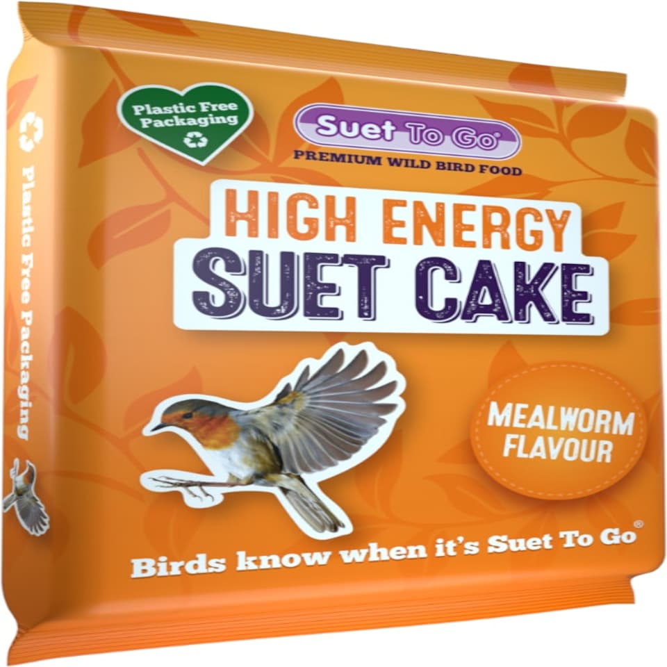 Suet To Go Blocks Flow Packed Mealworm Srp Plastic Free 280g x 10