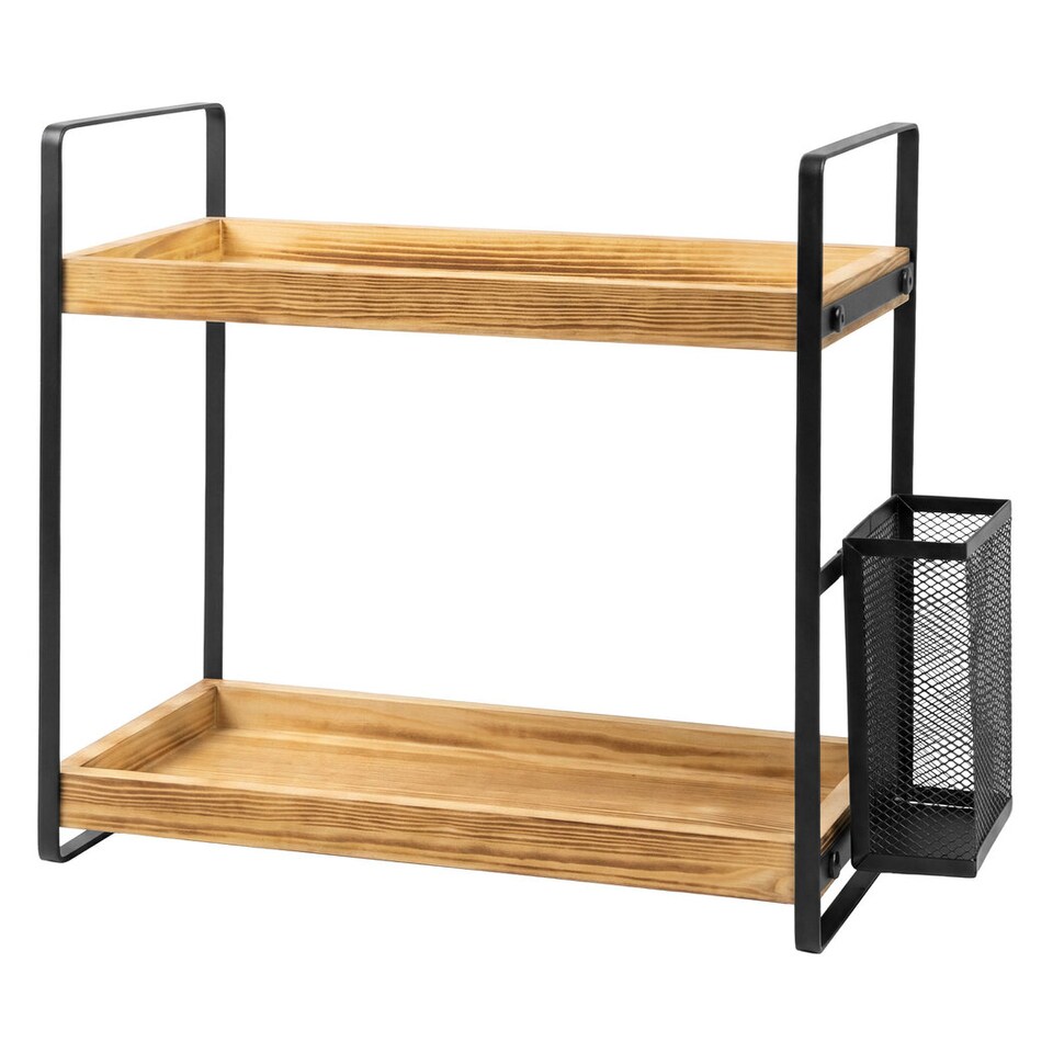image 1 of Levede Bathroom Organiser Countertop 2 Tier Perfume Skincare Storage Shelf