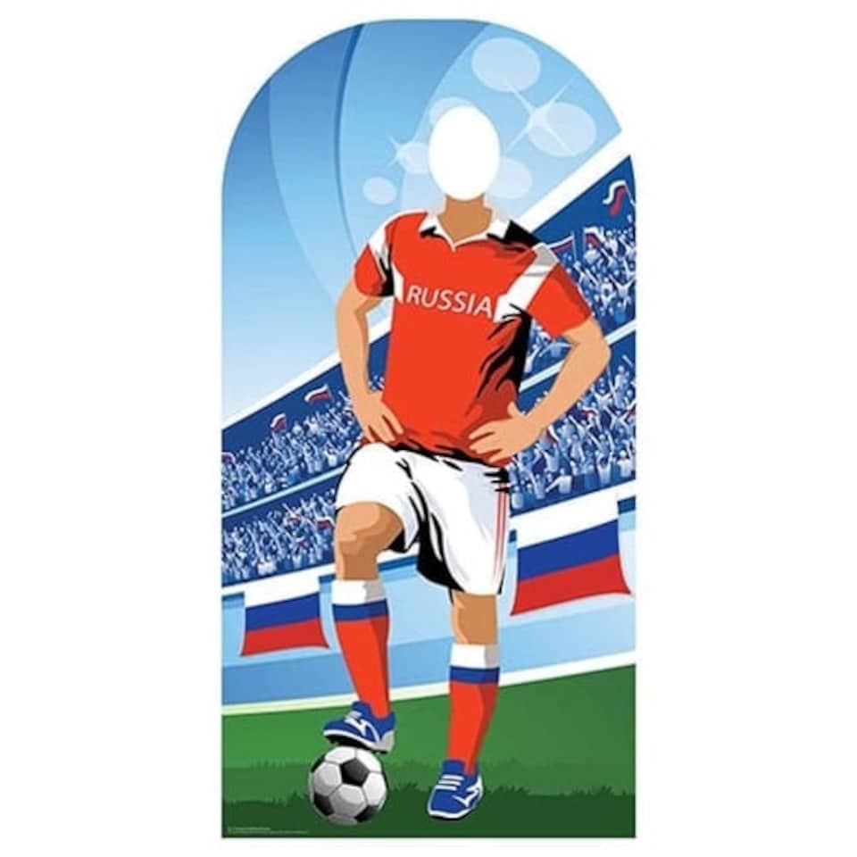Russia Football Stand-In Cardboard Cutout 190cm