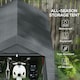 image 3 of Outsunny 3 x 3(m) Garden Storage Shed, Waterproof and Heavy Duty