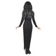 image 4 of Skeleton Tube Dress with Lace Detail Fancy Dress Costume Ladies Large - UK 16-18
