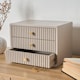 image 3 of OHS Ribbed Desktop Drawers Organiser Cabinet Storage