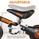 image 2 of AyeKu Baby Toddler Balance Bike Silent Wheels Adjustable Seat, 1-3 Years, Black | Multi