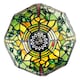 image 2 of Hand Crafted Green Stained Glass Dragonfly Tiffany Lamp | Green