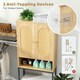 image 10 of COSTWAY Freestanding Toilet Storage Cabinet Bathroom Rack