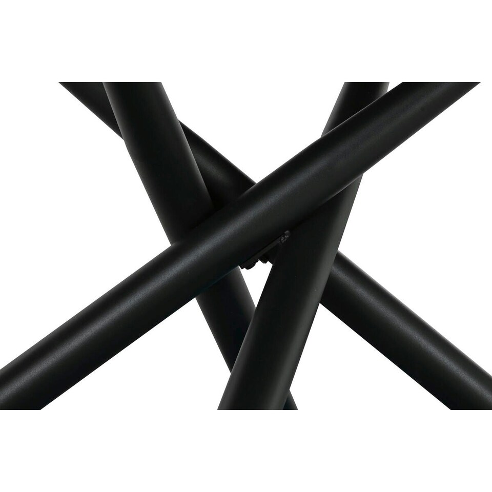 image 1 of Dining Table Home ESPRIT Black Grey Metal Ceramic 160 x 90 x 76 cm N/A