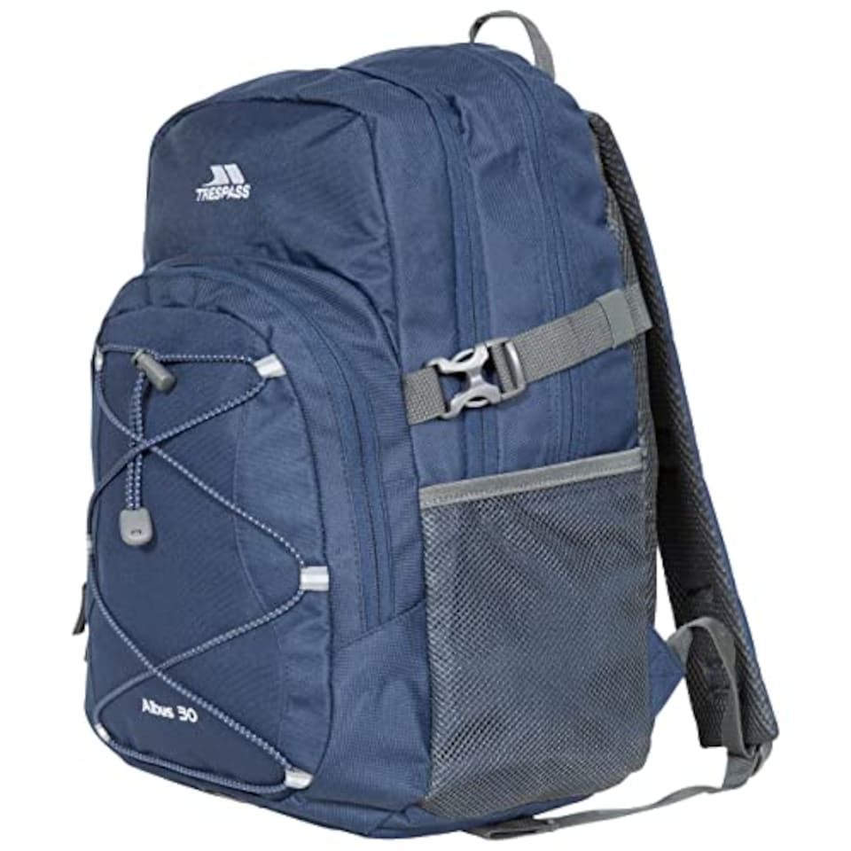 image 1 of Trespass Mens Backpack Albus - Perfect Rucksack For School Hiking Camping Or Work, 30 Litre With Padded Straps, Multi Function With Internal Pockets