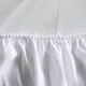 image 3 of OHS Terry Waterproof Bed Sheet Topper Mattress Protector Cover, Double - White